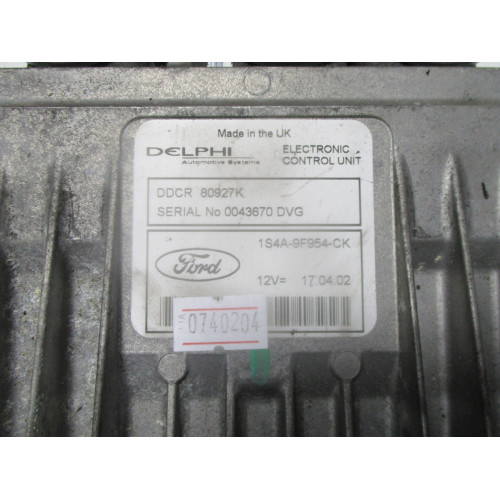 Ford Focus 1.8 Motor Beyni 80927K 1S4A-9F954-CK