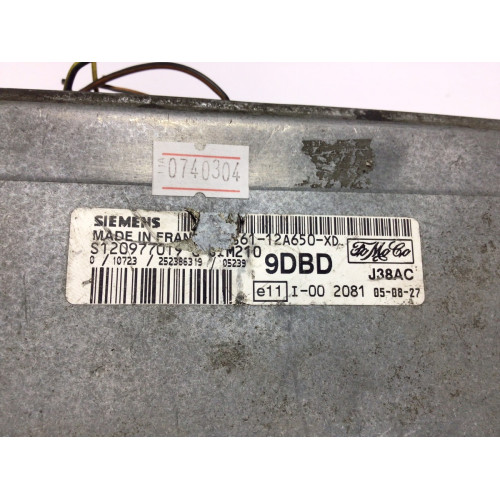 Ford Fiesta Fusion 1.4 Motor Beyni 6S61-12A650-XD S120977313D SIM210