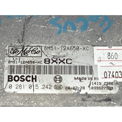 Ford Focus 1.6 Motor Beyni 8M51-12A650-XC 0281015242 8XXC