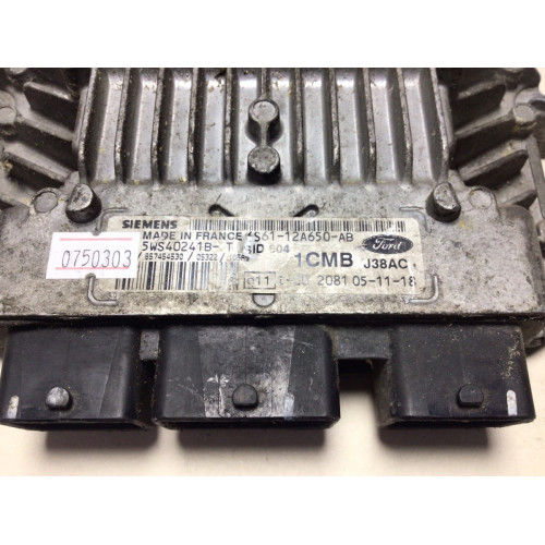 Ford Fiesta 1.4TDCI Motor Beyni 5WS40241B-T 6S61-12A650-AB SID 804 1CMB