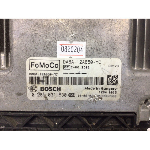 Ford Fiesta 1.5 TDCI Motor Beyni 0281031530 DA6A-12A650-MC 