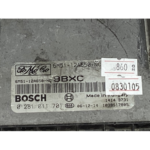 Ford Focus Motor Beyni 6M51-12A650-NC 0281011701 9BXC