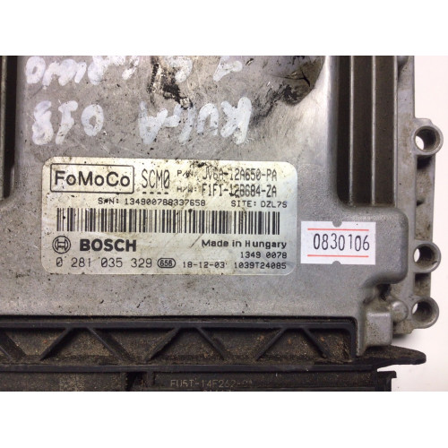 Ford Kuga MK2 Motor Beyni 0281035329 JV6A-12A650-PA 