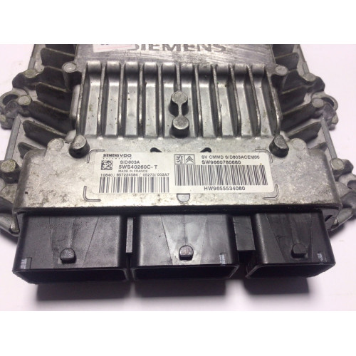 Cİtroen C5 Peugeot Motor Beyni SID803A 5WS40260C-T 9660780680 9655534080