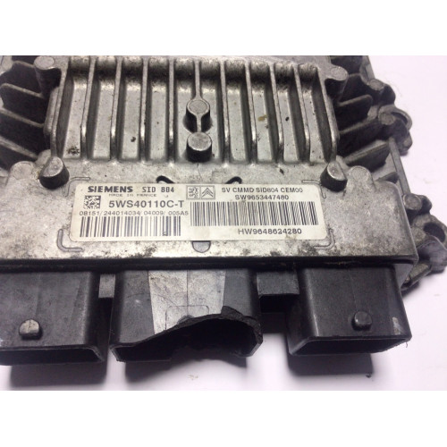 Citroen C2 C3 1.4 Motor Beyni 5WS40110C-T 9653447480 9648624280 SID804