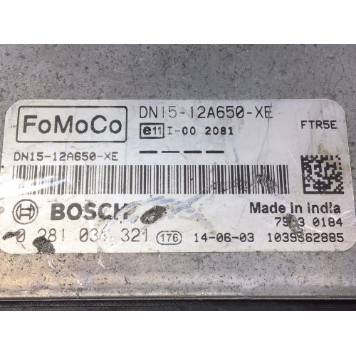 Ford Ecosports 1.5 Motor Beyni 0281031321 DN15-12A650-XE