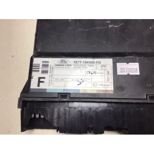 Ford Mondeo Mekezi Kilit Beyni 1S7T-15K600-FD 5WK48730F