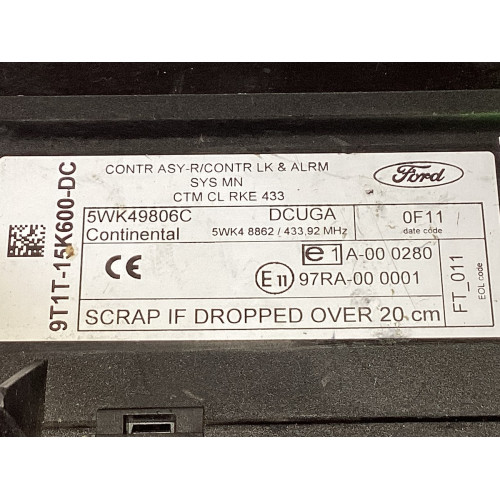Ford Transit Connect Konfor Beyni 9T1T-15K600-DC 5WK49806C