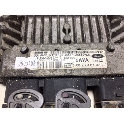 Ford Focus 1.8 Motor Beyni  5WS40069A-T 3S61-12A650-LA SID804 5AYA