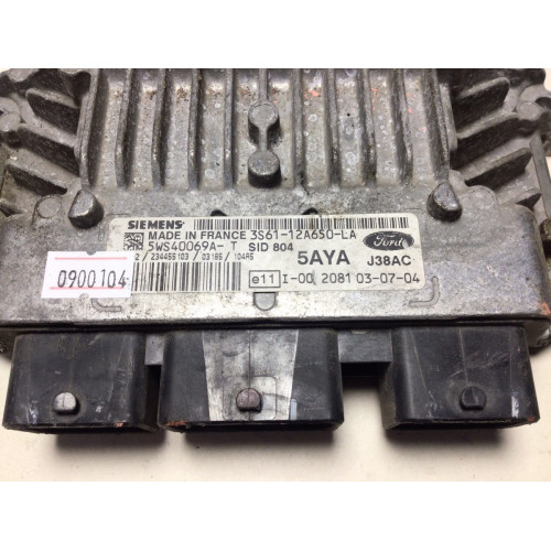 Ford Focus 1.8 Motor Beyni  5WS40069A-T 3S61-12A650-LA SID804 5AYA
