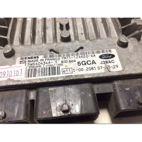 Ford Fusion TDCI Motor Beyni 5WS40434A-T 7M71-12A650-AA SID804 5GCA