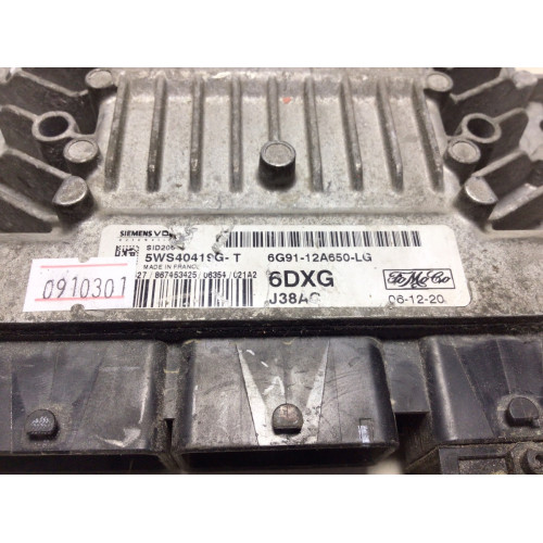 Ford Mondeo Focus 1.8 Motor Beyni 5WS40419G-T 6G91-12A650-LG SID206 6DXG