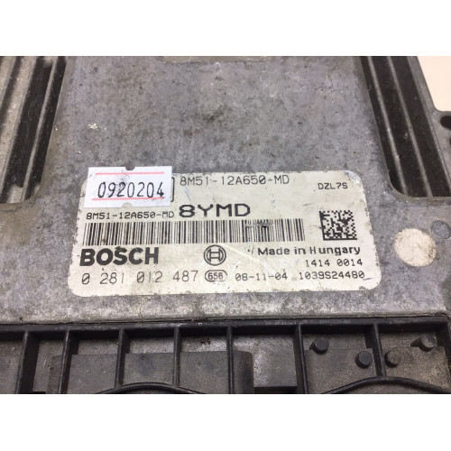 Ford Focus 1.6 TDCI Motor Beyni 8M51-12A650-MD 0281012487 8YMD
