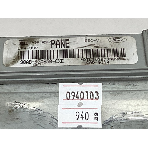 Ford Focus 1.6 Motor Beyni 98AB-12A650-CXE LP4-332 PANE