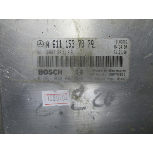 Mercedes C220 2.2 CDI Motor Beyni A6111537379 0281010607