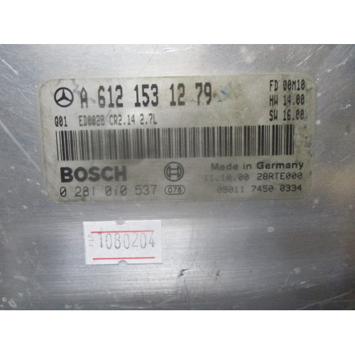Mercedes W211 E270 2.7 CDI Motor Beyni 0281010537 A6121531279