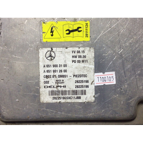 Mercedes W212 Motor Beyni CRD2.61 OM651 A6519003100 A6519012600 28225196