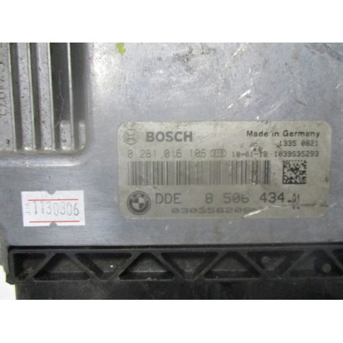 BMW 3.16 D Motor Beyni 0281016106 DDE8506434