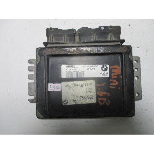 Mini Cooper S 1.6 Motor Beyni S118012001N 12147527610-01