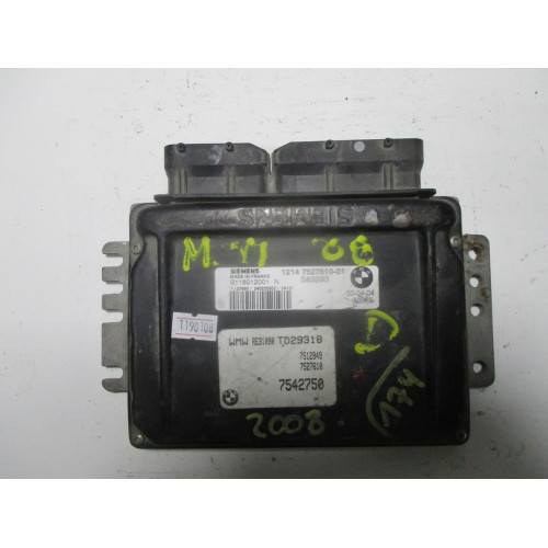 Mini Cooper S 1.6 Motor Beyni S118012001N 12147527610-01
