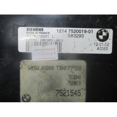 Mini Cooper 1.6 Motor Beyni S118012001L 12147520019-01