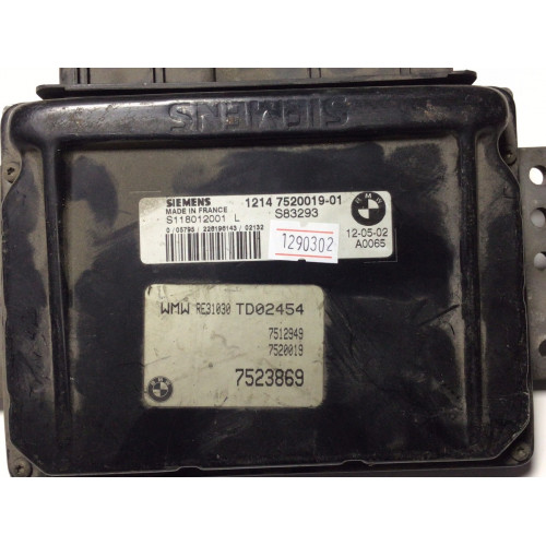 Mini Cooper 1.6 Motor Beyni S118012001L 12147520019-01