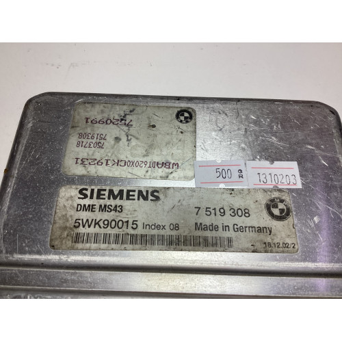BMW E46 Motor Beyni DMEMS43 5WK90015 7519308