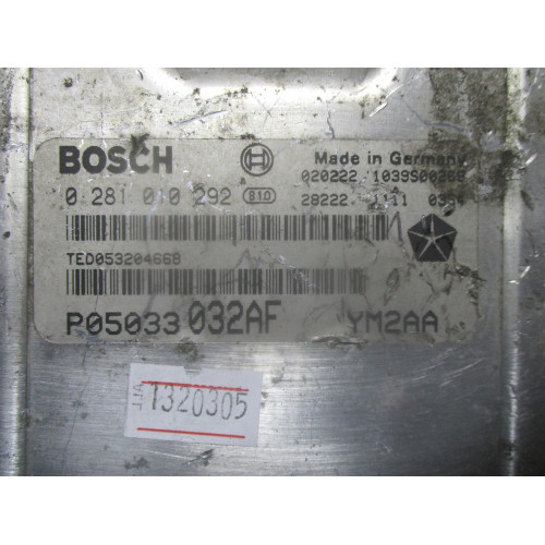 Chrysler Motor Beyni P05033032AF 0281010292