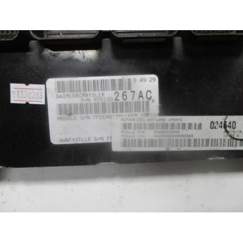 Chrysler Voyager 2.8 Motor Beyni P05150267AC P68050332AA