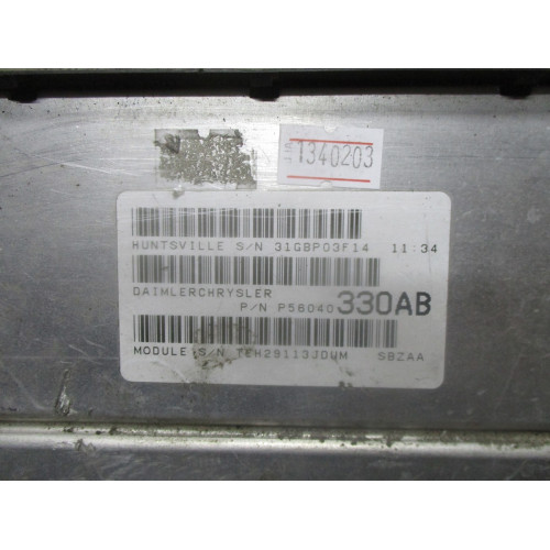Dodge Durango PCM 5.9L Motor Beyni P56040330AB
