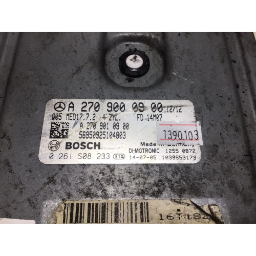 Mercedes Motor W176 A200 Beyni 0261S08233 A2709000900 MED17.7.2