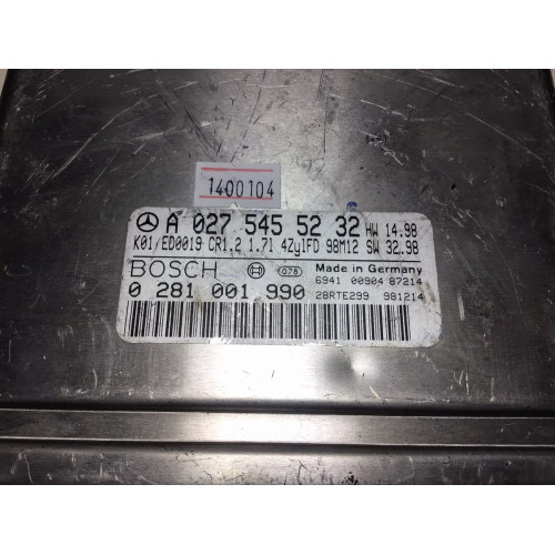 Mercedes W168 A170 Motor Beyni 0281001990 A0275455232
