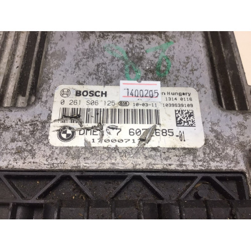 Mini Cooper 1.6 Motor Beyni 0261S06125 DME7607685 MEV17.2.2