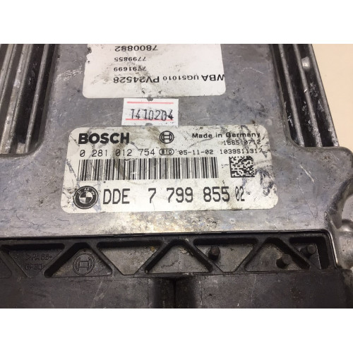 Bmw E83 X3 2.0 Motor Beyni 0281012754 DDE7799855
