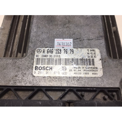 Mercedes W203 C220 Motor Beyni A6461537679 0281011619