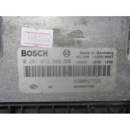 Renault Megane Scenic 1.9 DCI Motor Beyni 0281012589 8200527725 8200527756