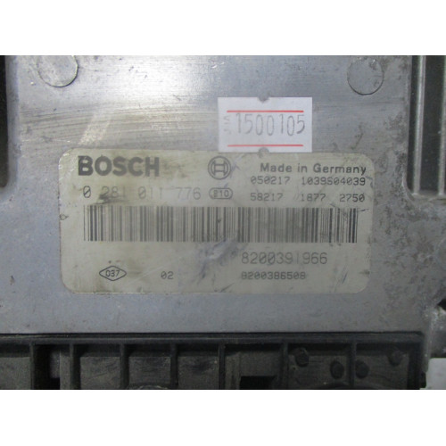 Renault Kango Scenic 1.9 DCI Motor Beyni 0281011776 8200391966 8200386508 