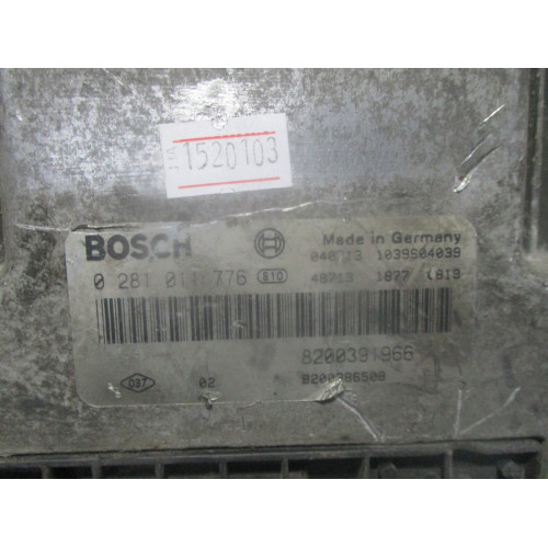 Renault Kango Scenic 1.9 DCI Motor Beyni 0281011776 8200391966 8200386508 