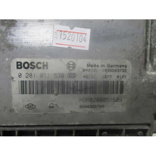 Renault Trafic Opel Vivaro 1.9 Motor Beyni 0281011530 8200051609 8200325720