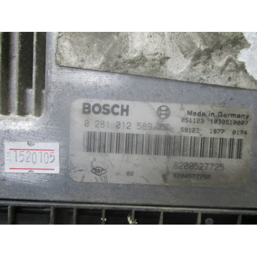 Renault Megane Scenic 1.9 DCI Motor Beyni 0281012589 8200527725 8200527756