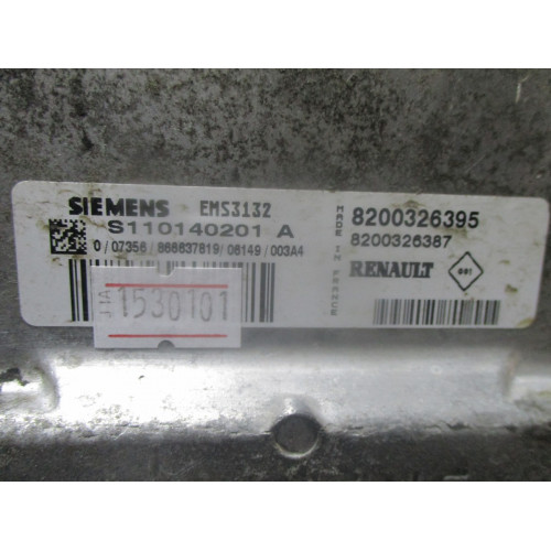 Renault Clio 1.2 Motor Beyni S110140201A 8200326395 8200326387 EMS3132