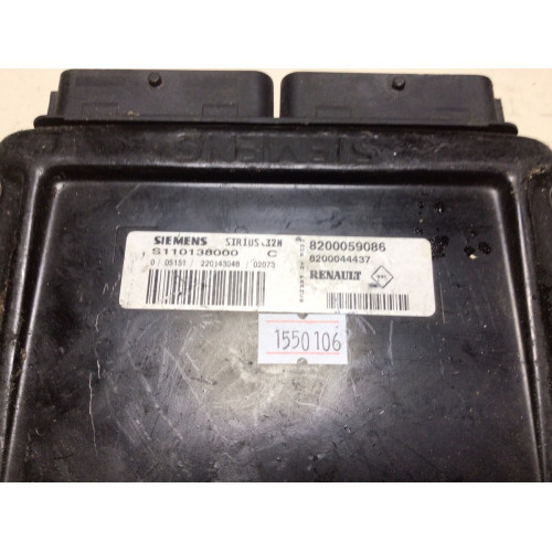 Renault Megane 1.6 Motor Beyni S110138000C 8200059086 8200044437 SIRIUS32N