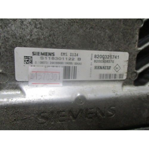 Renault Clio 2 1.6 Motor Beyni S118301122B 8200326741 8200326375 EMS3134