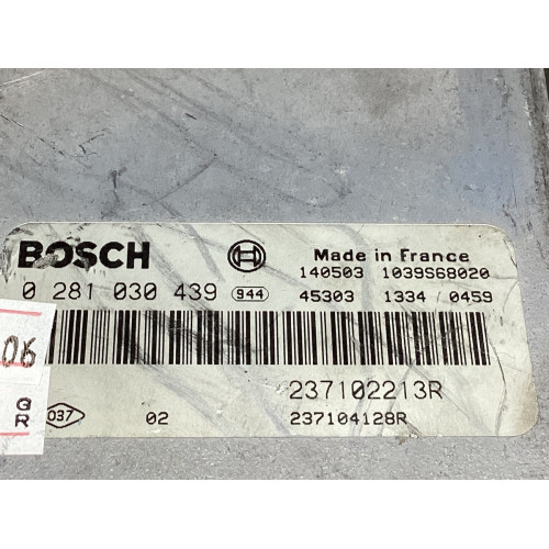 Dacia Dokker Motor Beyni 237102213R 237104128R 0281030439