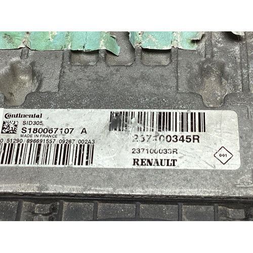 Renault Fluence Motor Beyni 237100345R 237100033R S180067107A SID305
