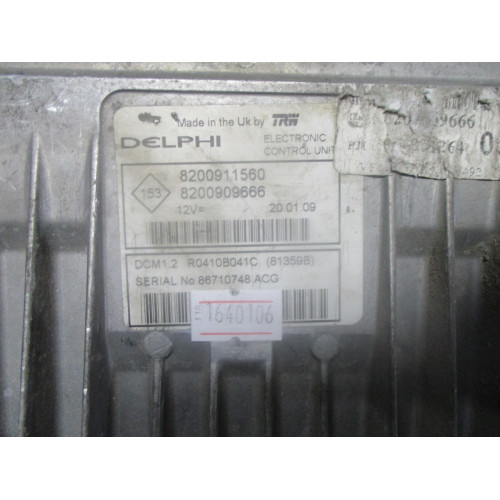 Renault Kangoo 1.5 DCI Motor Beyni R0410B041C 8200911560 8200909666 DCM1.2