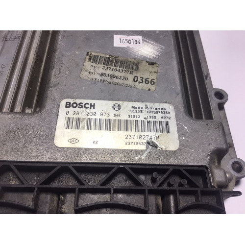 Renault Clio 4 1.5 Dizel DCI Motor Beyni 237102747R 237104377R 0281030973