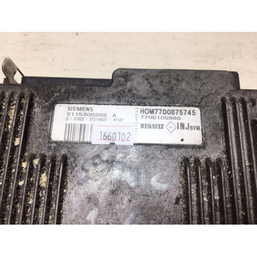 Renault Scenic 1.6 Motor Beyni S115300202A HOM7700875745 7700105980