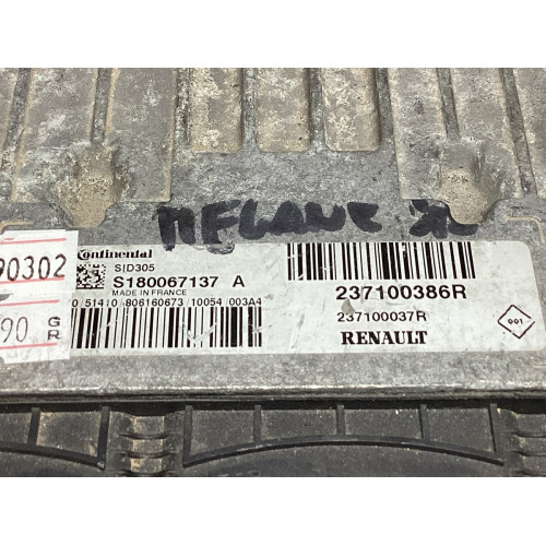 Renault Megane Motor Beyni SID305 S180067137A 237100386R