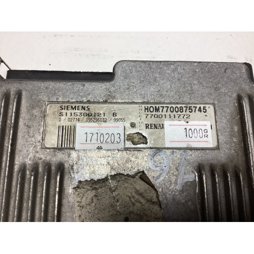 Renault Scenic 1.6 Motor Beyni S115300121B HOM7700875745 7700111772